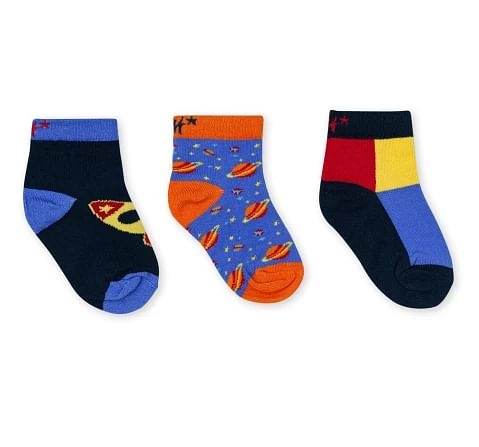 H by Hamleys Socks, Pack Of 3, Multicolour, 7Y+