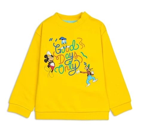 H by Hamleys Boys Full Sleeves sweatshirts -Pack of 1-Yellow
