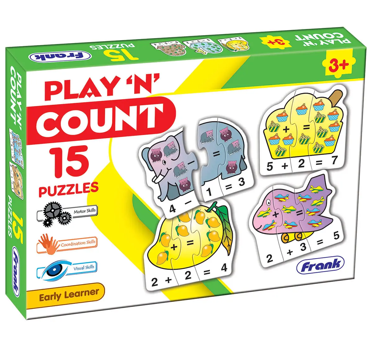  Frank Play N Count Puzzle Puzzles for Kids age 3Y+ 