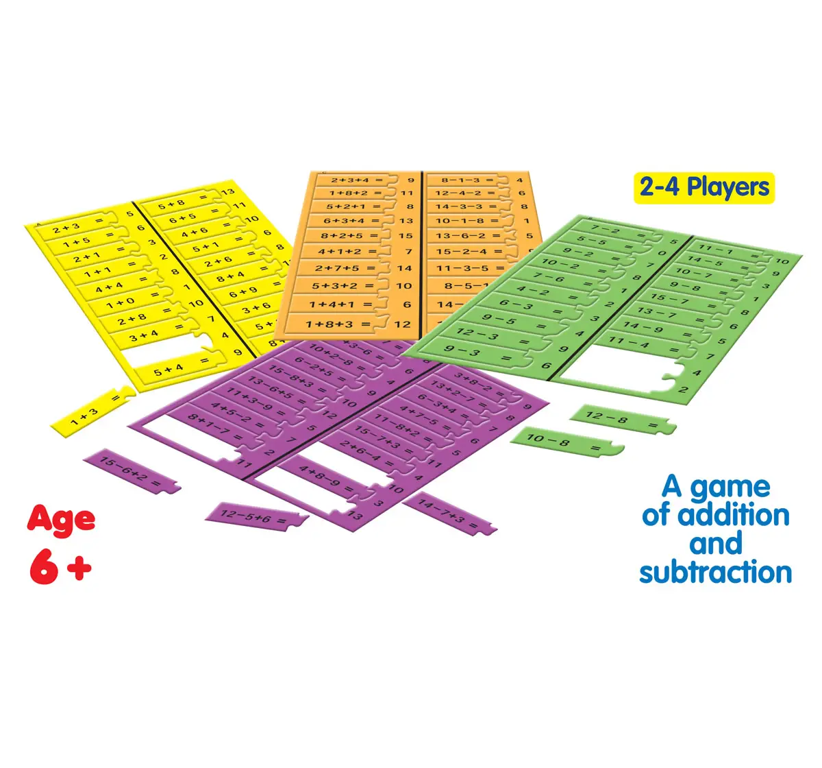 Frank Fun Maths Floor Puzzles Multicolor 6Y+