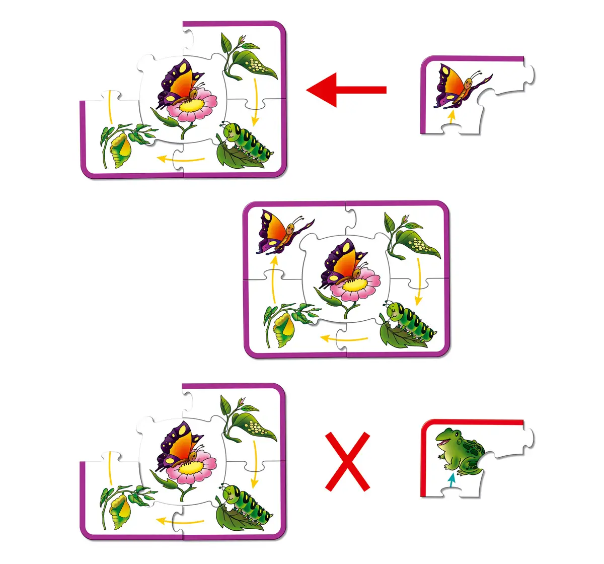 Frank Growing Up Floor Puzzles Multicolor 4Y+