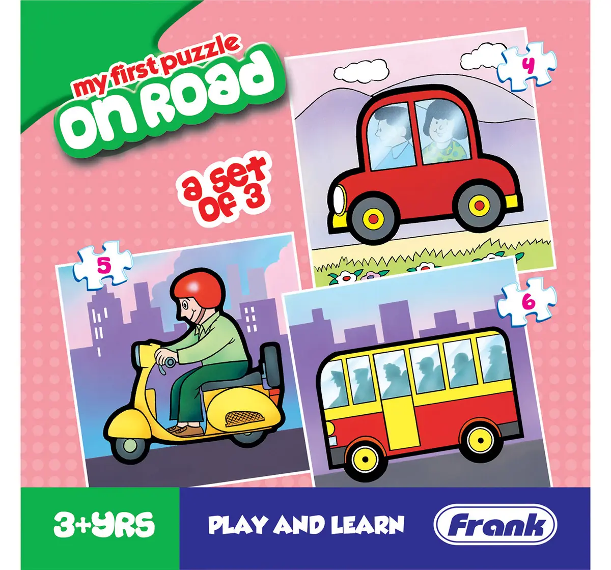 Frank My First On Road Puzzle, 3Y+