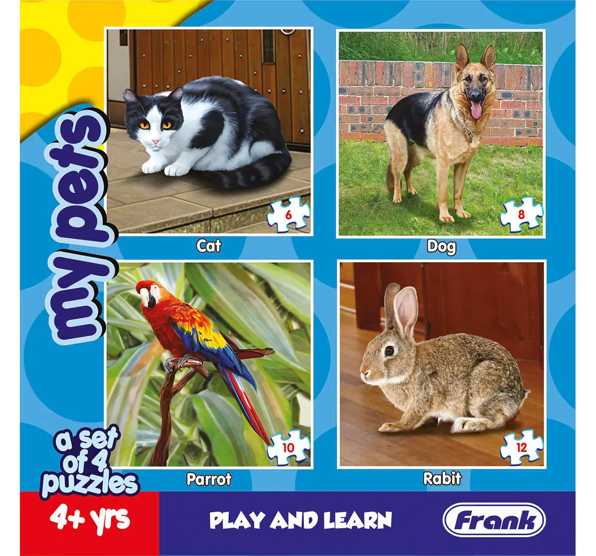Frank My Pets Puzzle Puzzles for Kids age 4Y+ 