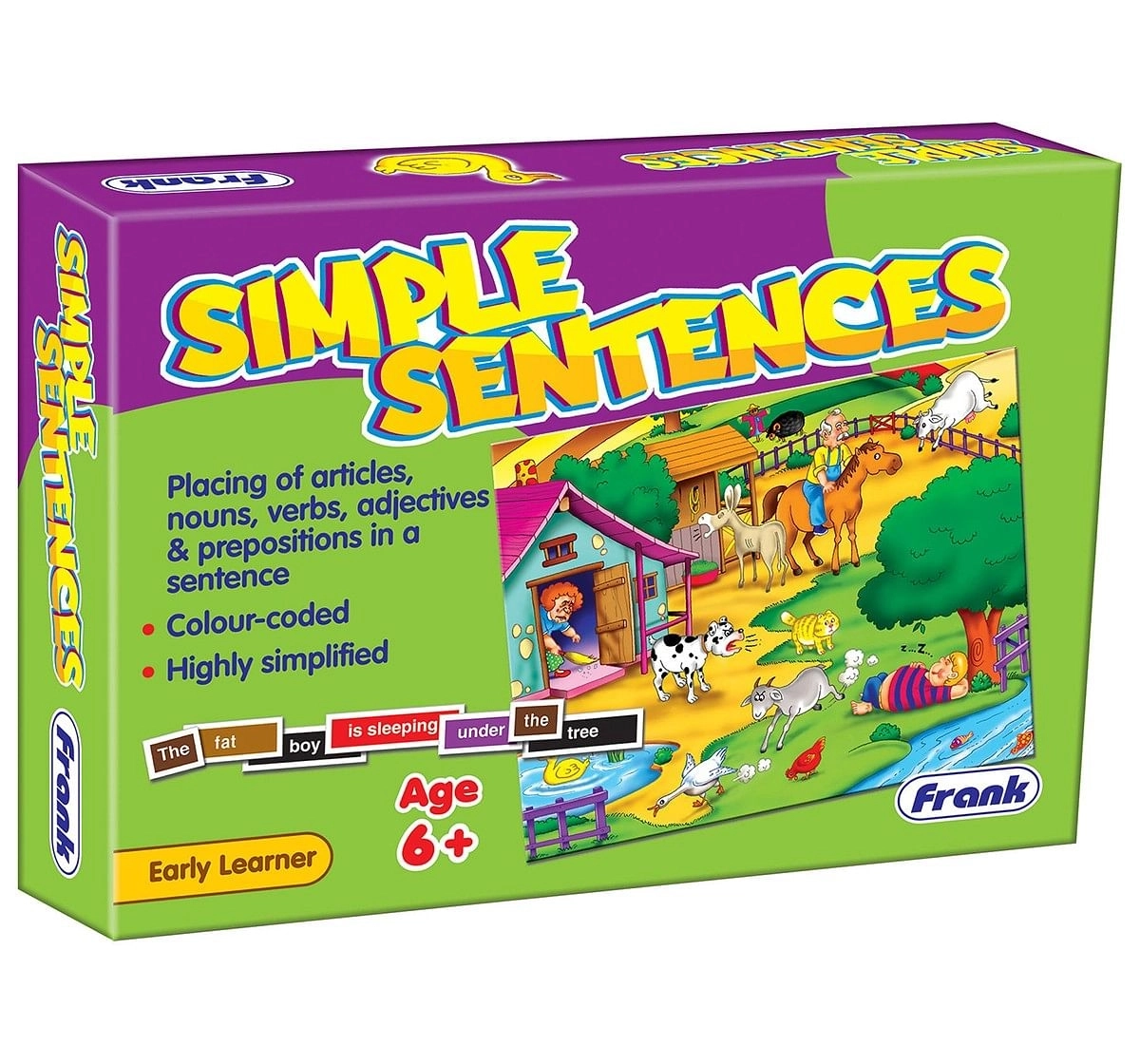 Frank Simple Sentences Puzzles for Kids age 6Y+ 