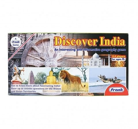 Frank  Discover India Board Game,Puzzles for Kids age 8Y+ 