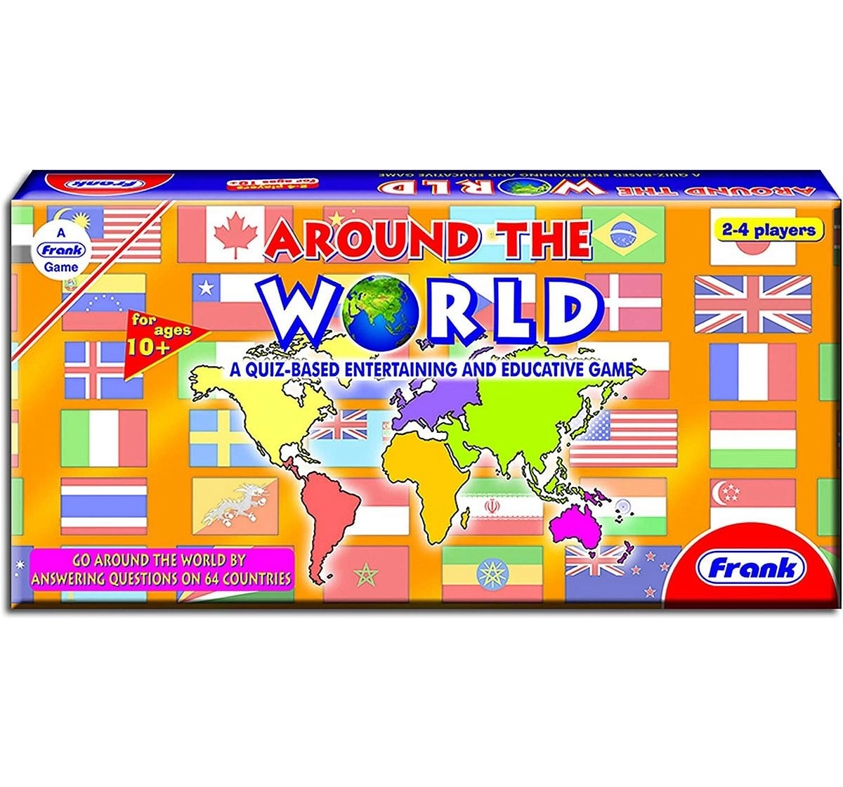Frank Around The World  Board Game, Puzzles for Kids age 8Y+ 