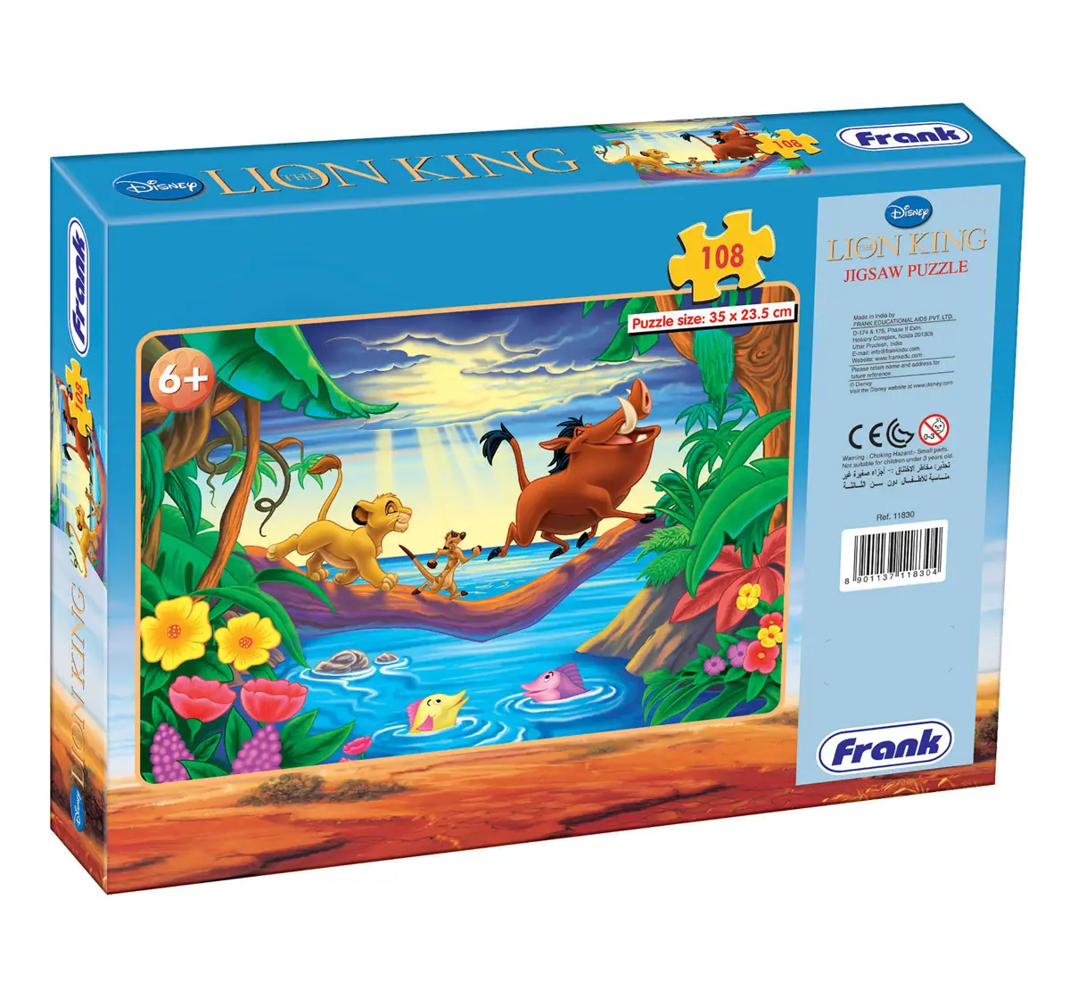 Frank The Lion King Floor Puzzles Multicolor 6Y+