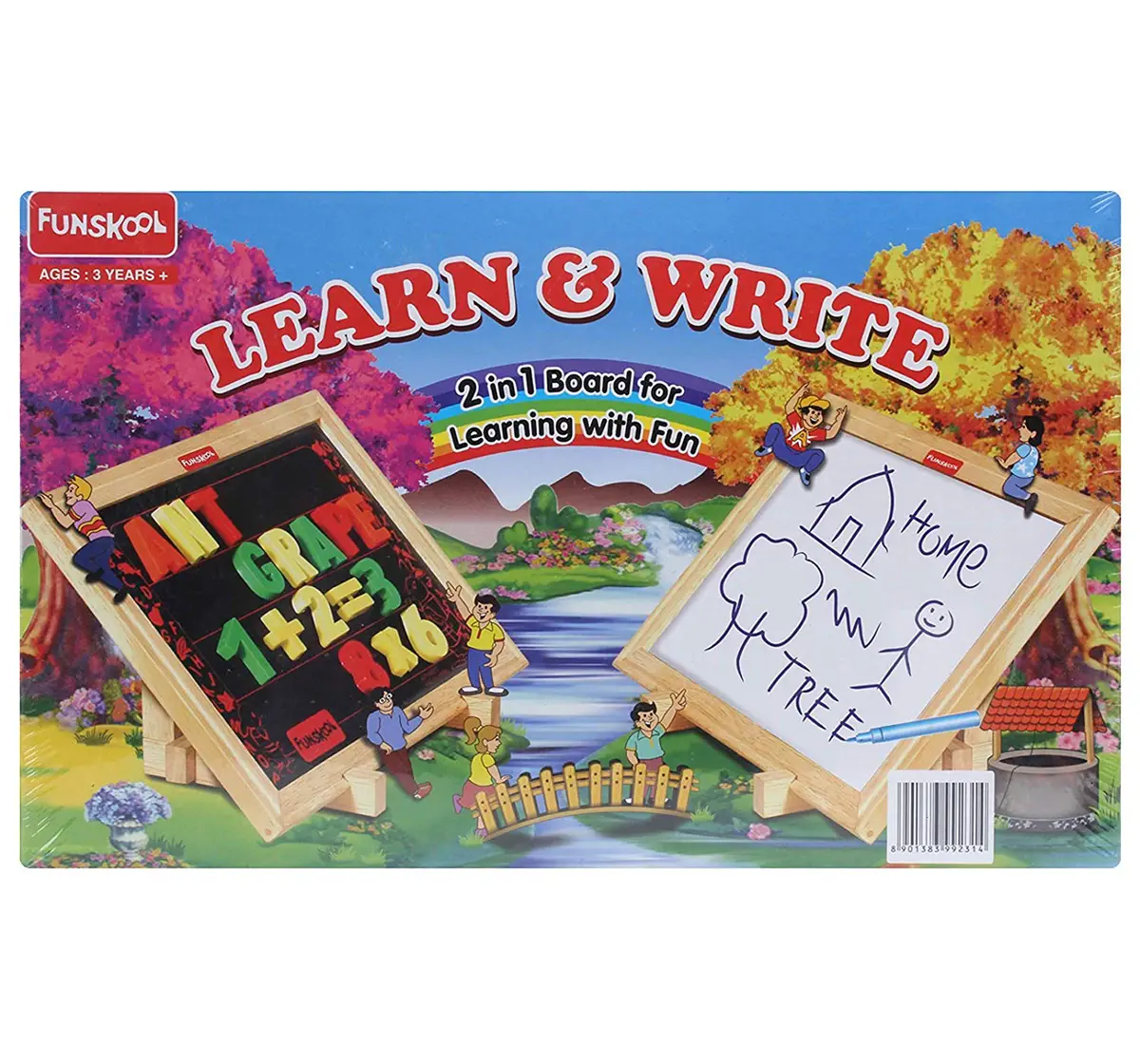 Giggles Funskool Learn And Write Early Learner Toys for Kids age 3Y+ (White)