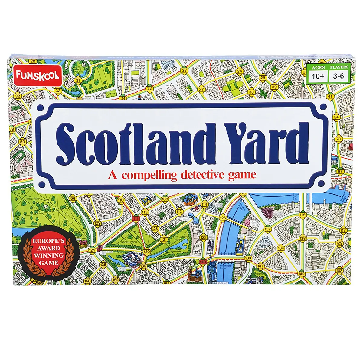 Funskool Scotland Yard Board Game, Thrilling Chase Game for Kids 10Y+