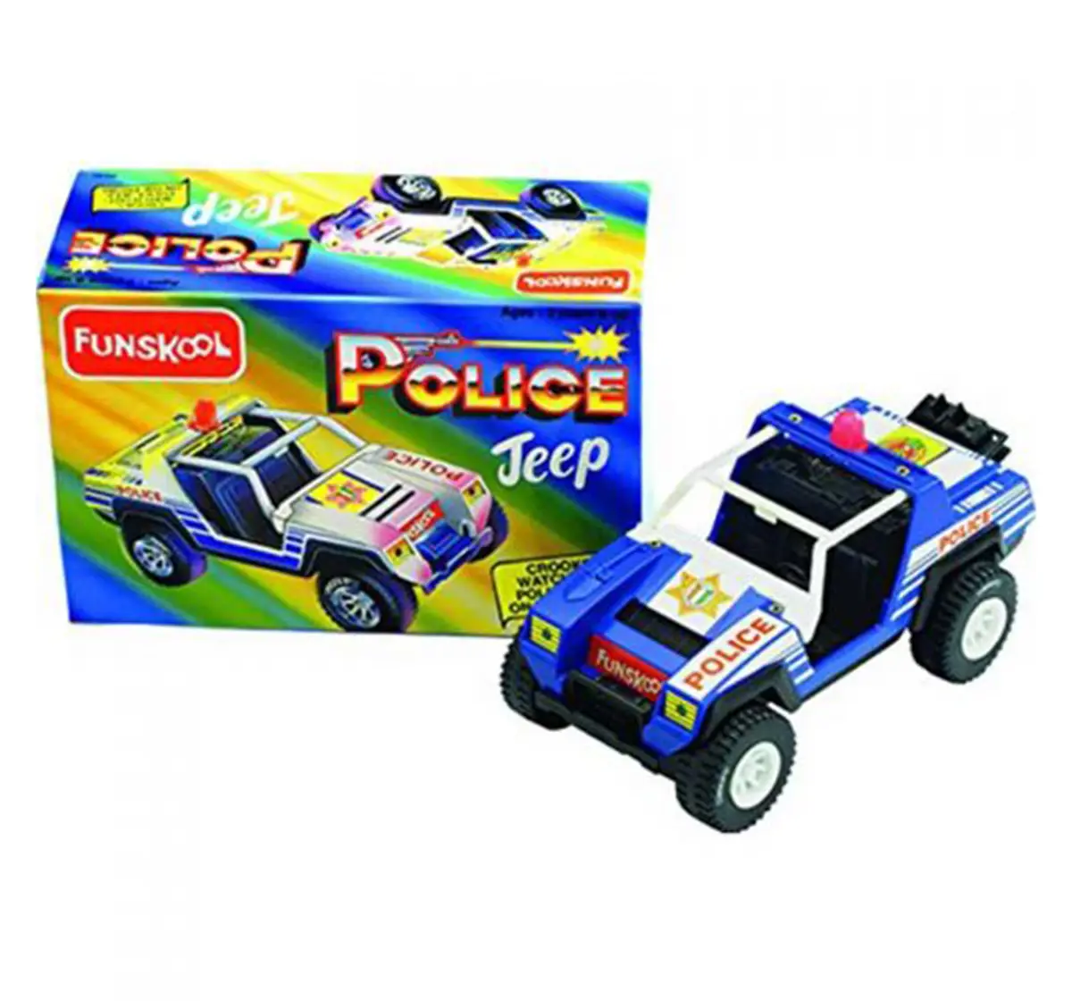 Funskool Police Jeep,  2Y+ (Blue)