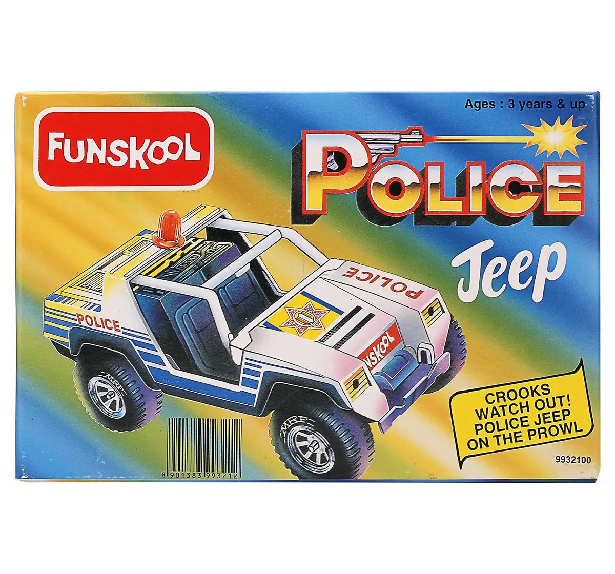 Funskool Police Jeep,  2Y+ (Blue)