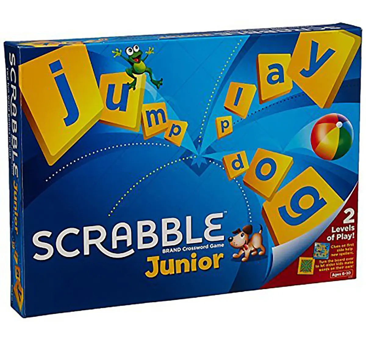 Mattel Junior Scrabble Crossword Game, Fun Word-Building Experience, Educational Board Game for Kids 5Y+
