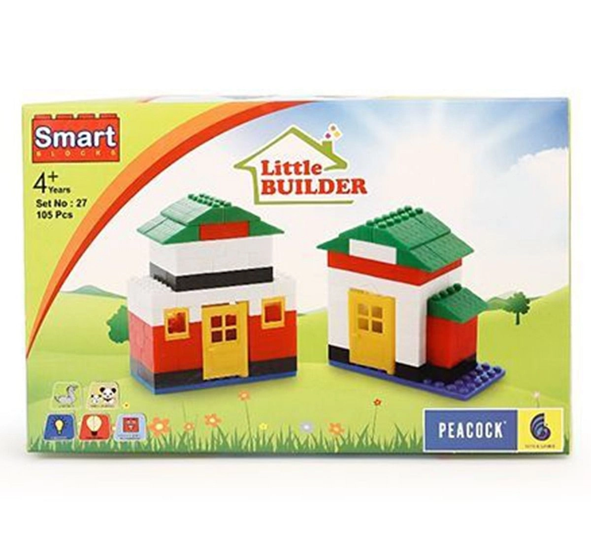 Peacock Toys Little Builder ,  4Y+ (Multicolour)