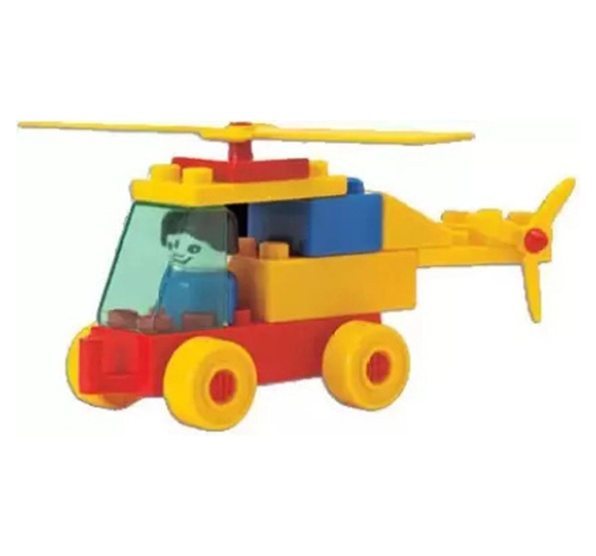 Peacock Toys Helicopter Set ,  3Y+ (Multicolour)