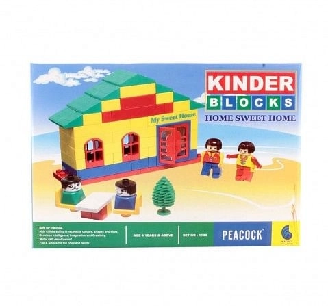 Peacock Kinder Sweet Home Generic Blocks for Kids age 4Y+ 