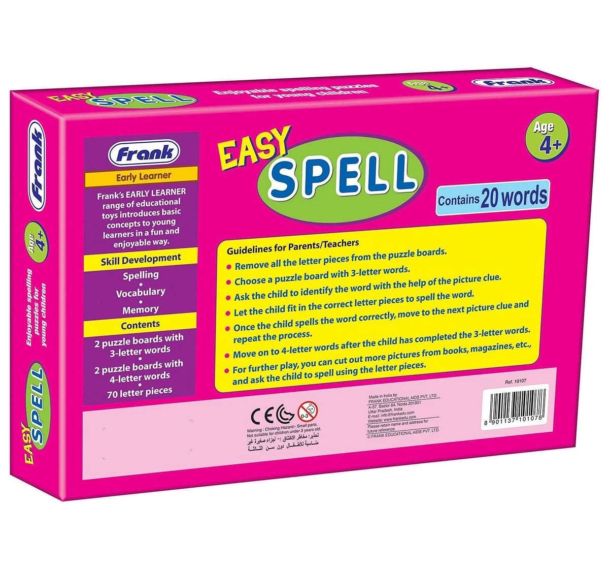Frank Easy Spell Puzzle  for Kids age 4Y+ 