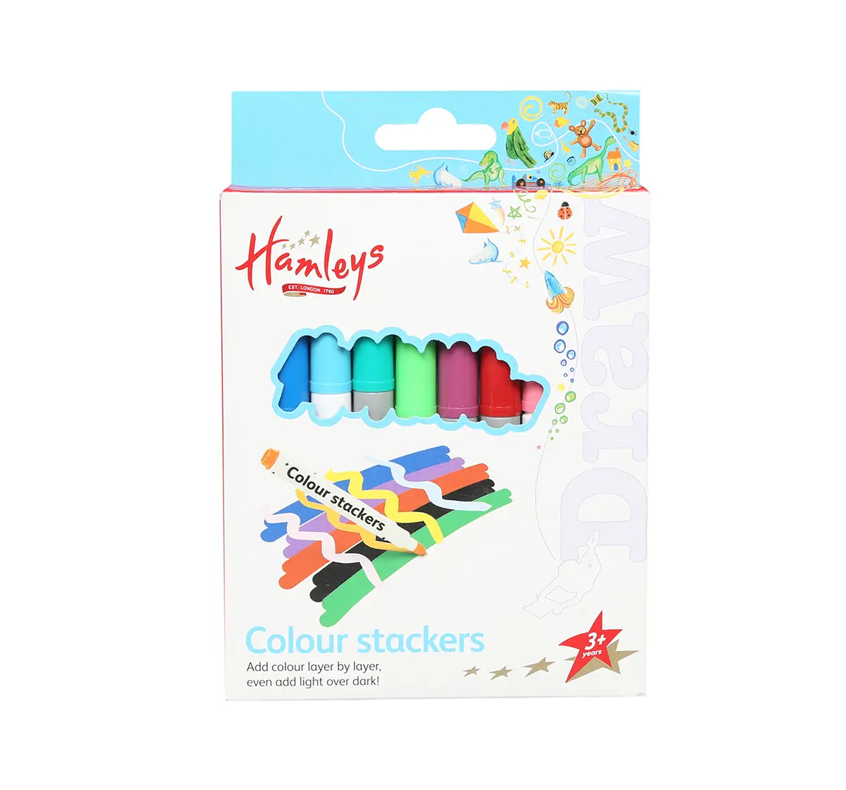  Hamleys Colour Stackers School Stationery for Kids age 3Y+ 