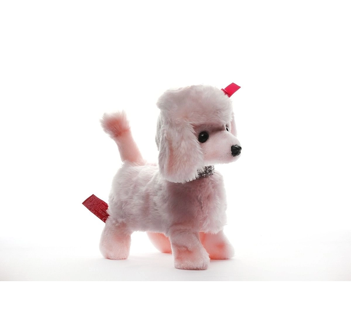  Hamleys Movers & Shakers - Pink Poodle Interactive Soft Toys for Kids age 2Y+ - 5 Cm (Pink)