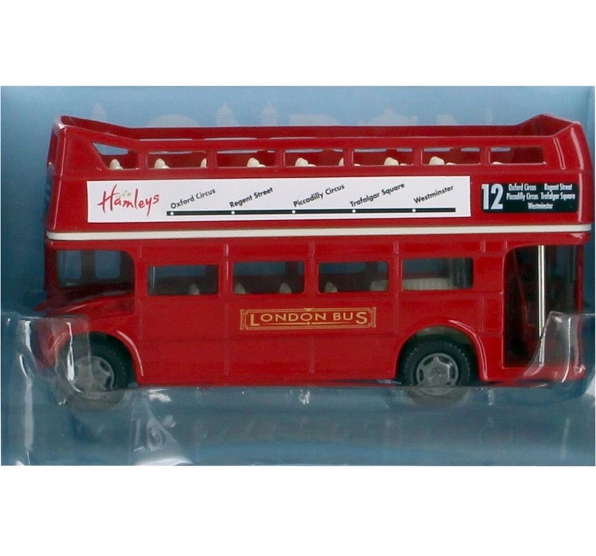  Hamleys Open Top London Bus (Red) Vehicles for Kids age 3Y+ (Red)