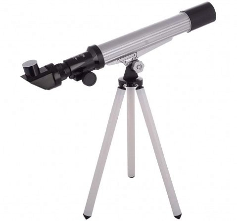 Hamleys Telescope Science Equipments for Kids age 8Y+ (Silver)