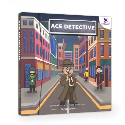 Toykraftt Detective Games Ace Detective Junior Multicolour, 4Y+