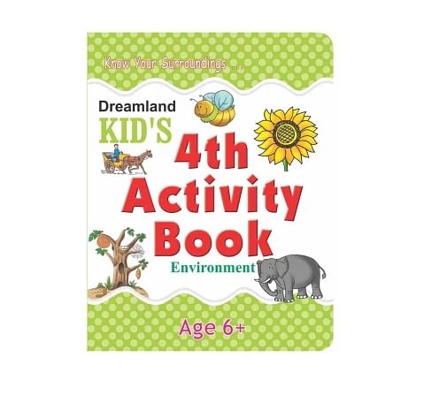 Dreamland Paper Back 4th Environment Activity Book for kids 6Y+, Multicolour