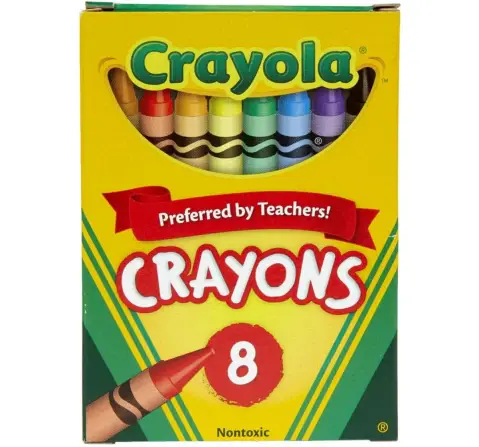 Crayola Classic Crayons, 8 pieces, 3Y+