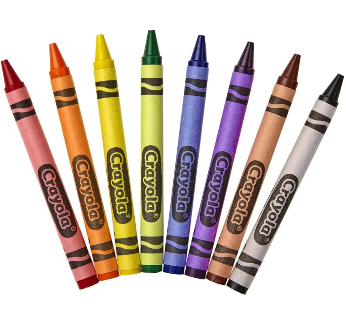 Crayola Classic Crayons, 8 pieces, 3Y+