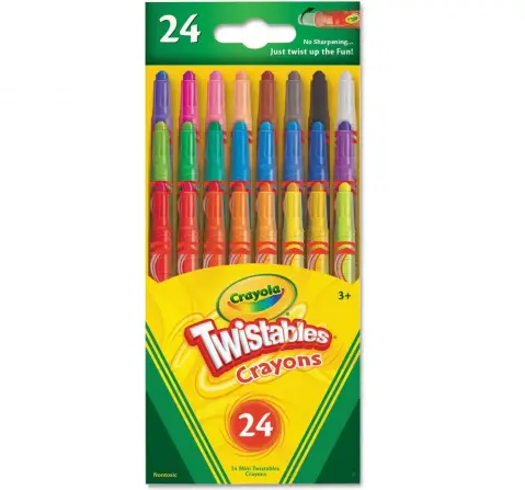 Crayola Mini Twistables Crayons, 24 pieces, 3Y+