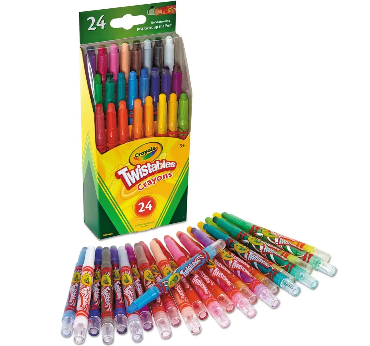 Crayola Mini Twistables Crayons, 24 pieces, 3Y+