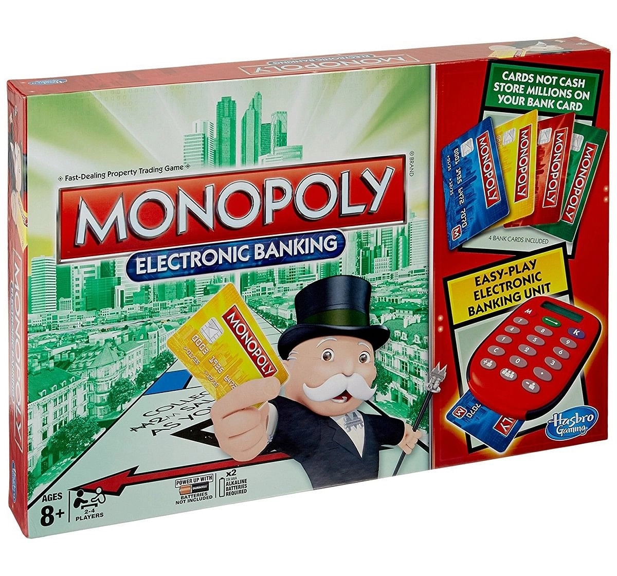 Hasbro Gaming Monopoly E-Banking Board Games for Kids age 8Y+ 