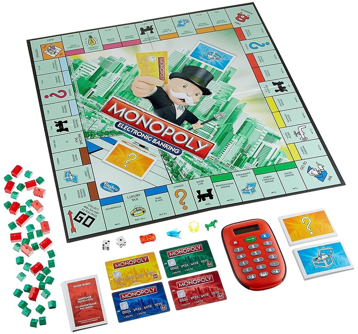 Hasbro Gaming Monopoly E-Banking Board Games for Kids age 8Y+ 