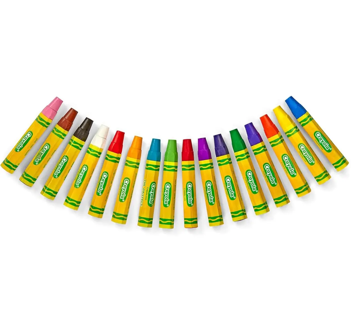 Crayola Oil Pastels, Assorted Colors, 16 pieces, 3Y+