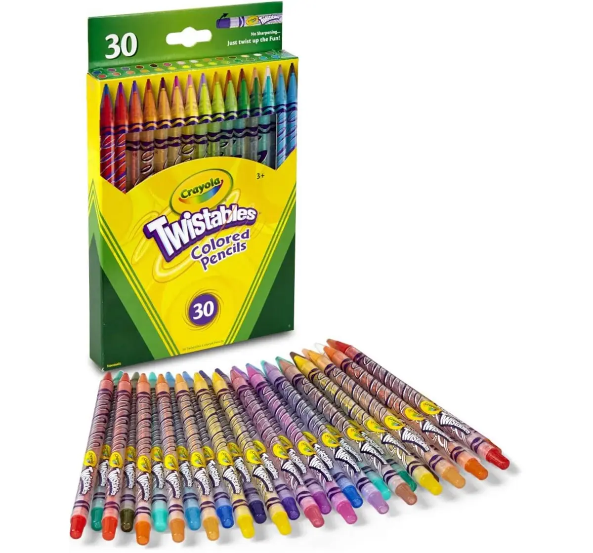 Crayola Twistables Colored Pencils, 30 pieces, 3Y+