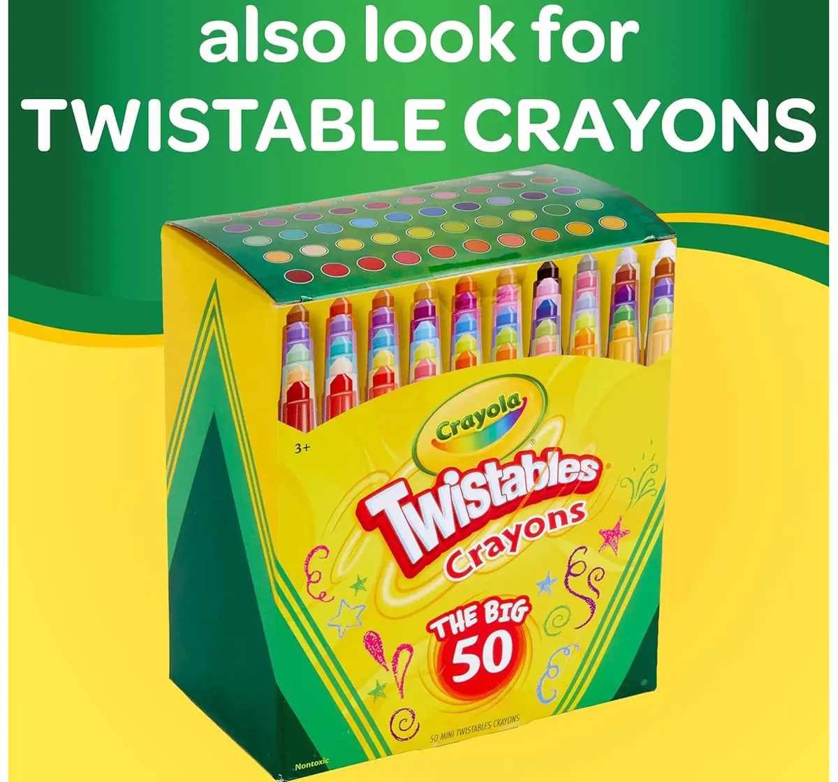 Crayola Twistables Colored Pencils, 30 pieces, 3Y+