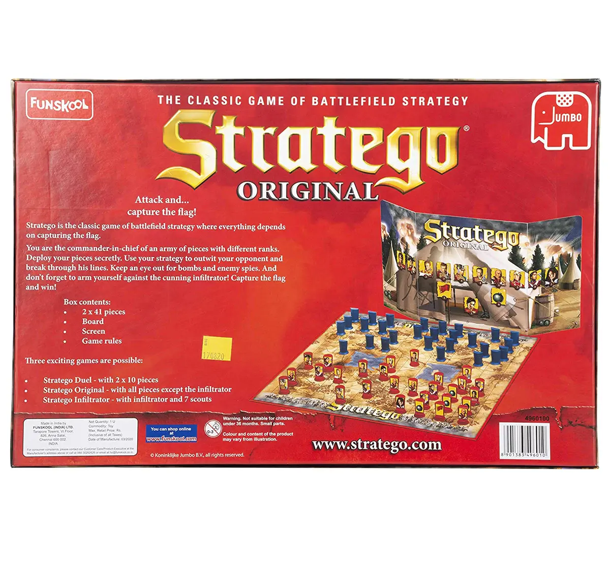 Funskool Stratego Board Games for Kids age 8Y+ 