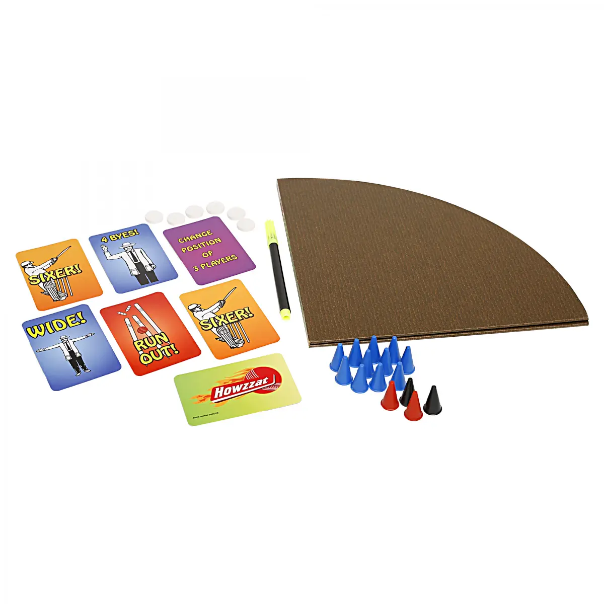 Funskool Howzzat Board Games for Kids, 2-4 Players, 8Y+, Multicolour