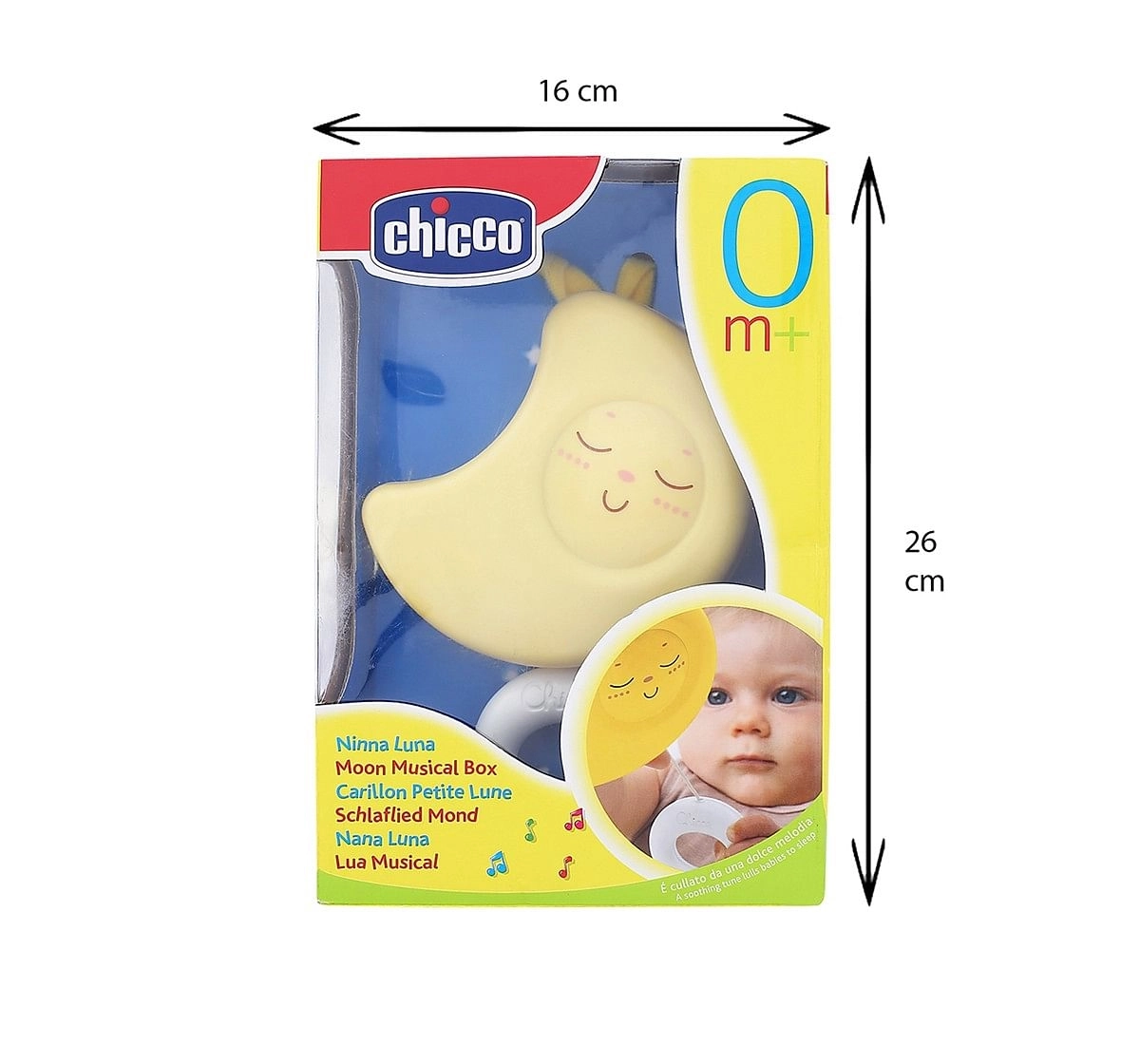 Chicco Musical Moon for New Born Kids age 0M+ 