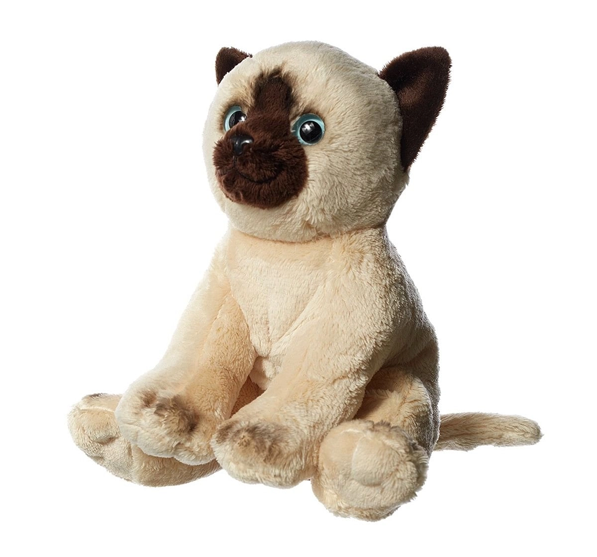  Hamleys Floppy Siamese Cat W. Bean Soft Toy (Beige)  for Kids age 2Y+ - 7 Cm 