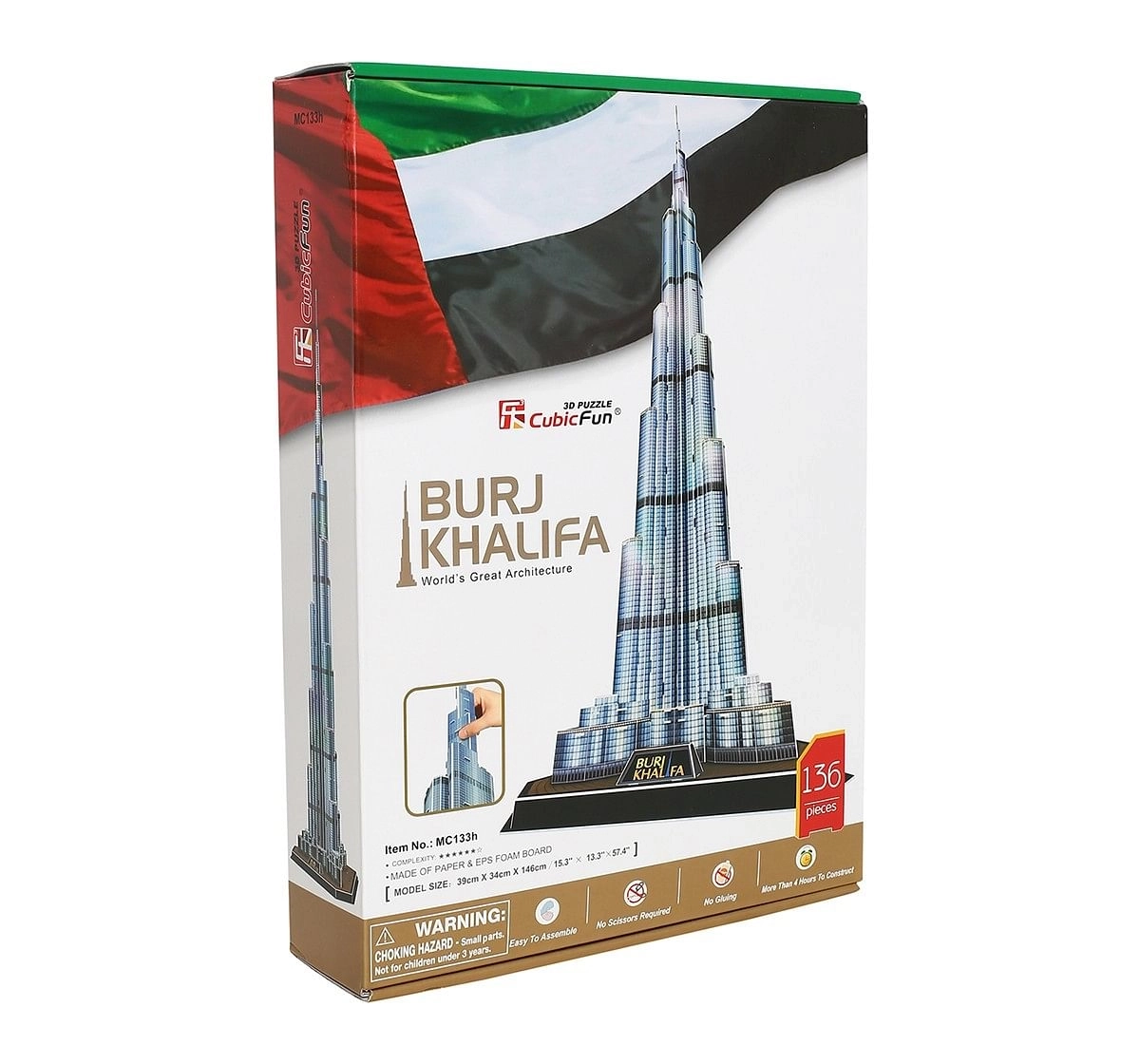 Cubic Fun  Burj Khalifa Puzzles for Kids age 3Y+ 