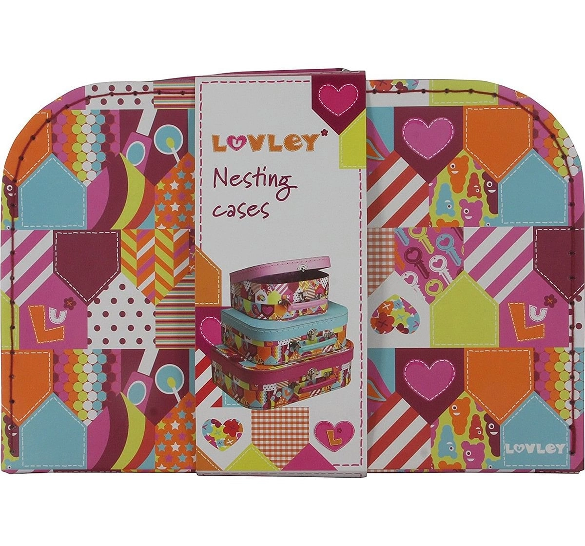  Luvley Set of 3 Nesting Suitcases Accessories for age 3Y+ 