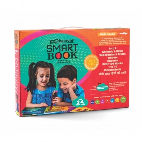 Go Discover Interactive Early Learning Smart Book Learning Toys for Kids Age 2Y+