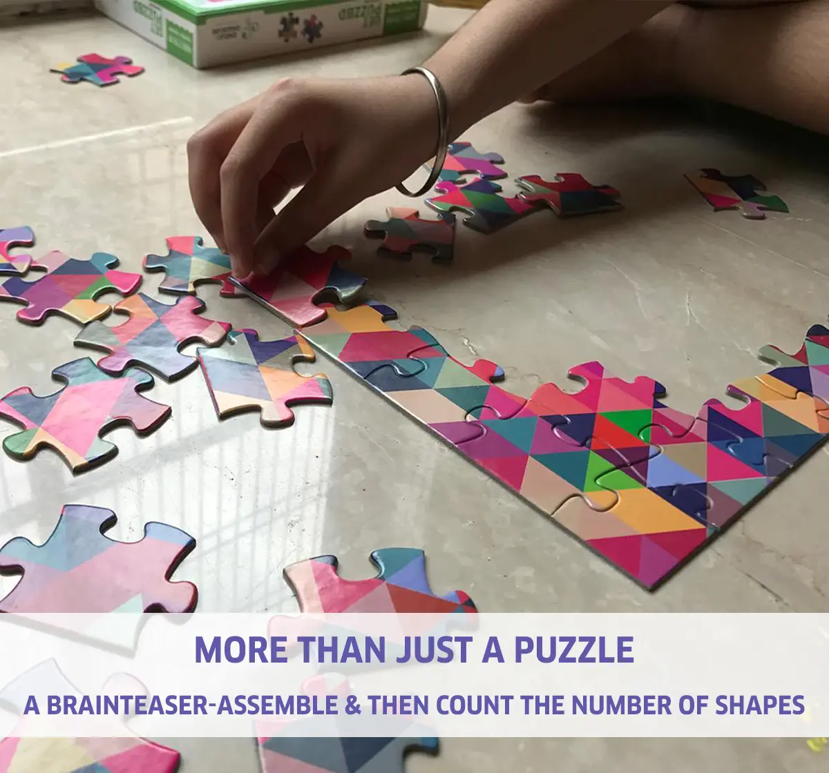 Chalk and Chuckles Get Puzzled Fun Brainteaser Jigsaw Puzzle, 7Y+, Multicolour