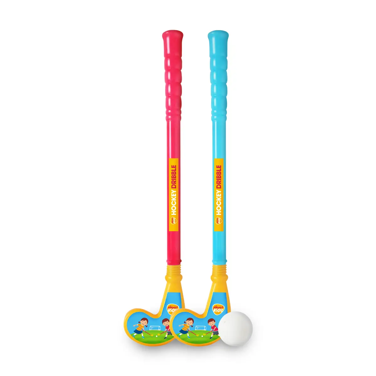 Playnxy Kids Hockey Dribble Double Play Set , 2Y+ (Multicolor)