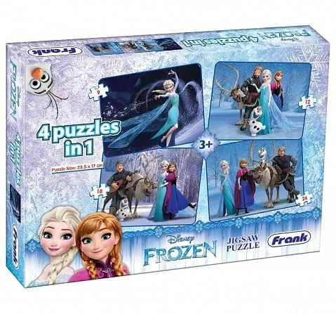 Frank Frozen 4 In 1 Puzzle Puzzles for Kids age 5Y+