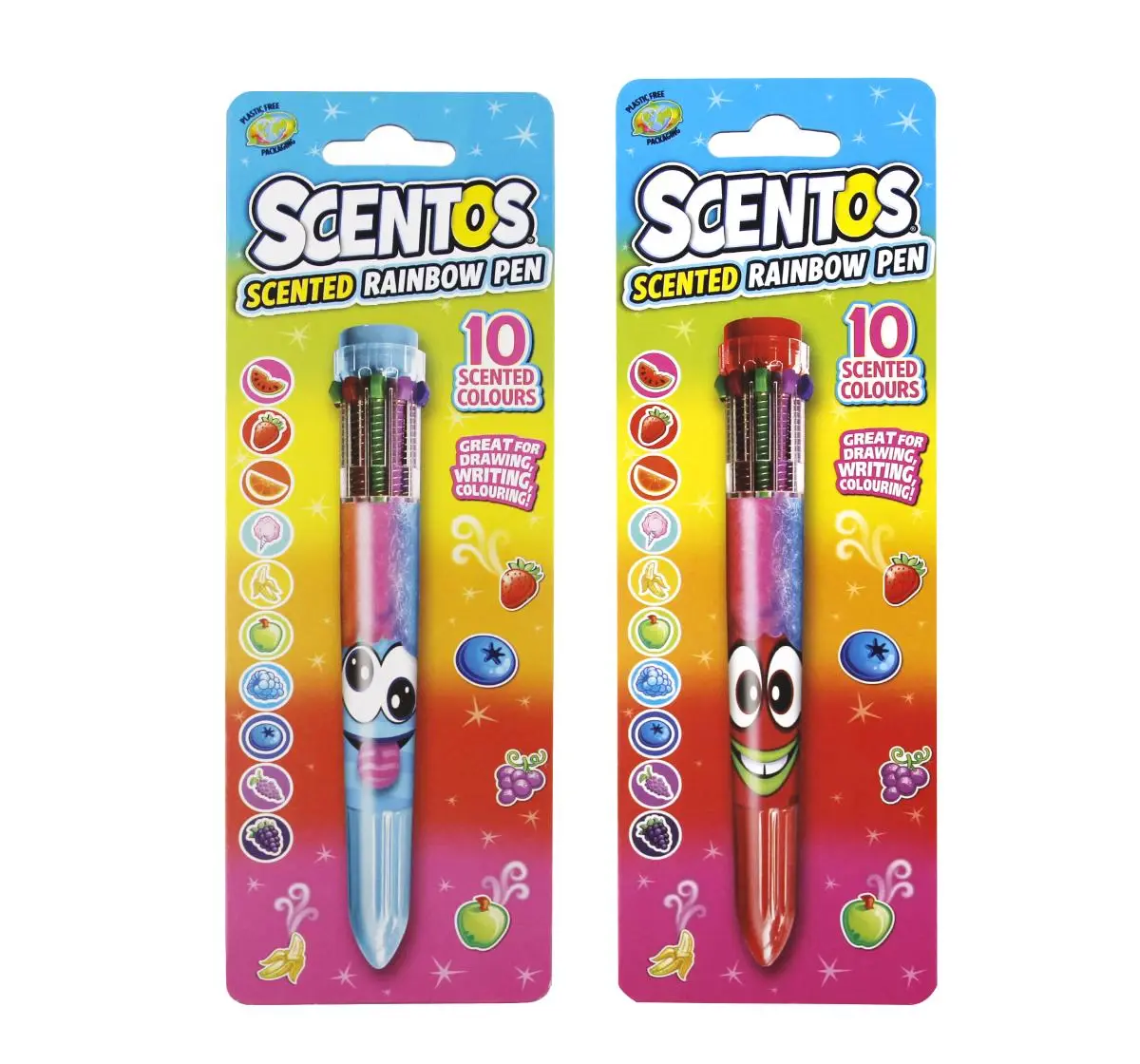 Scentos Rainbow Gel Pen, 3Y+