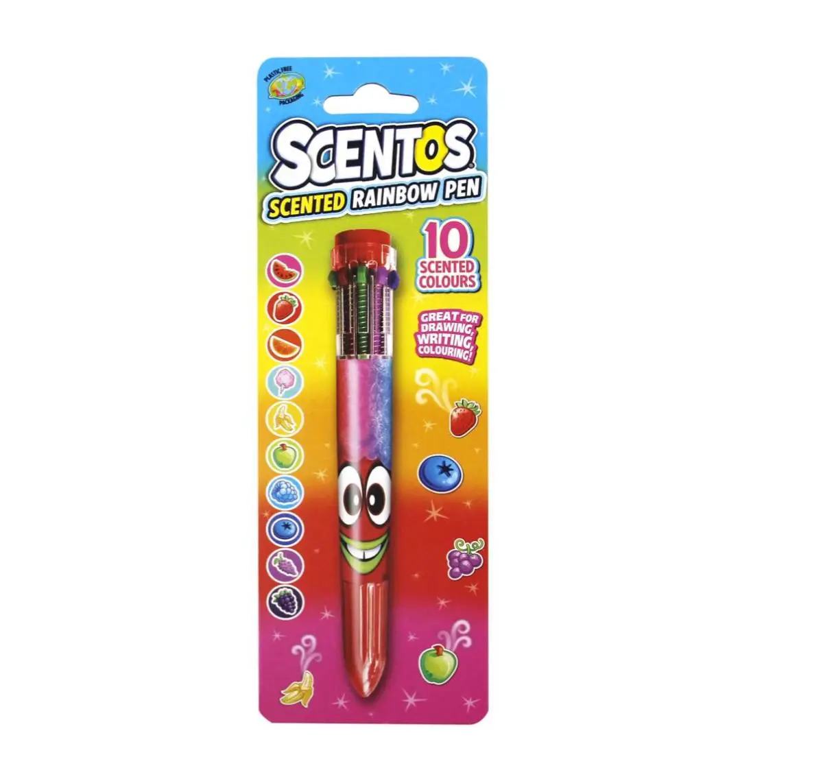 Scentos Rainbow Gel Pen, 3Y+