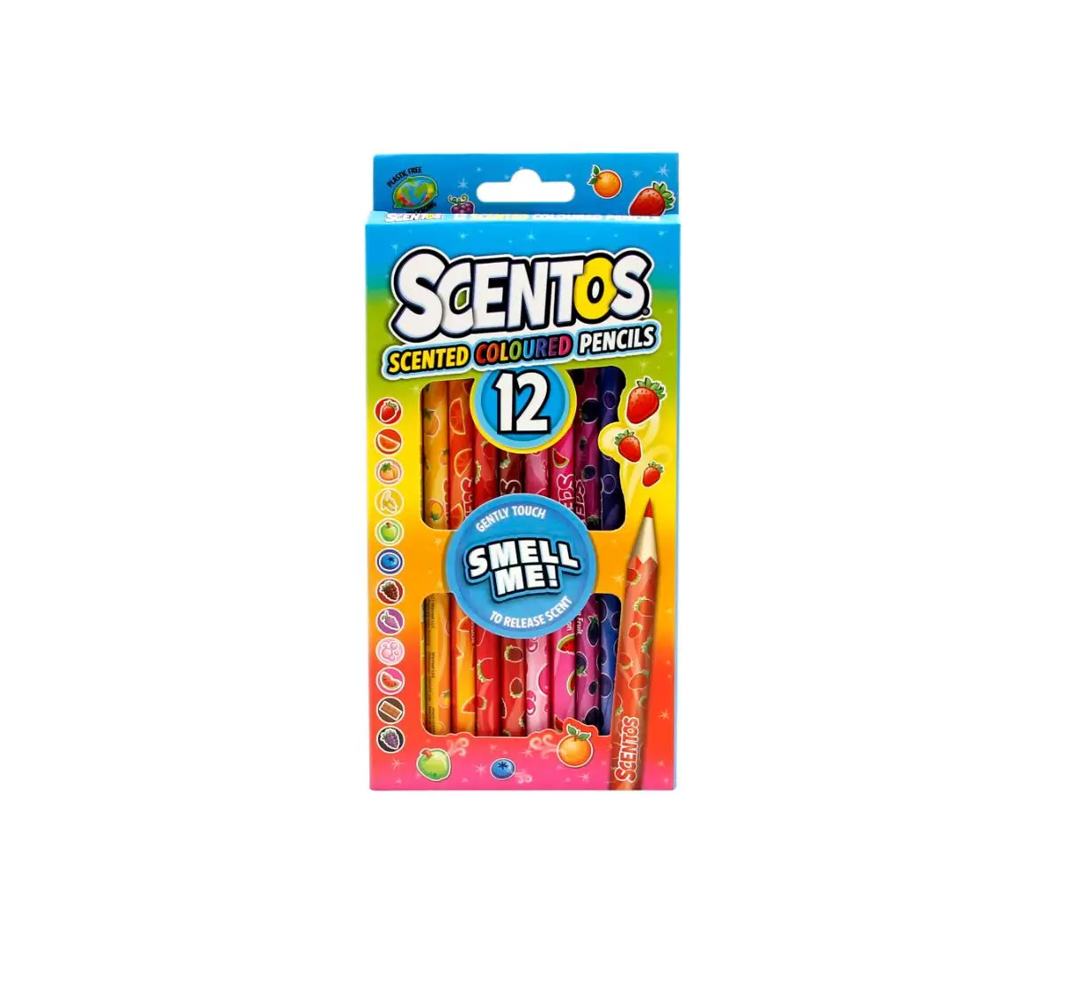 Scentos 12 Colour Pencils, 3Y+