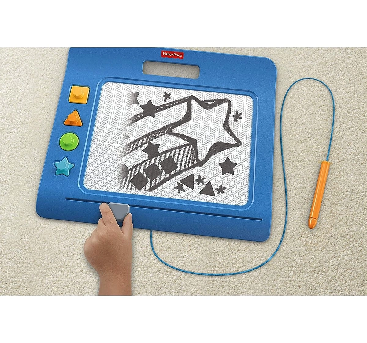 Fisher Price Doodle Pro Slim, Blue Early Learner Toys for Kids age 3Y+ 