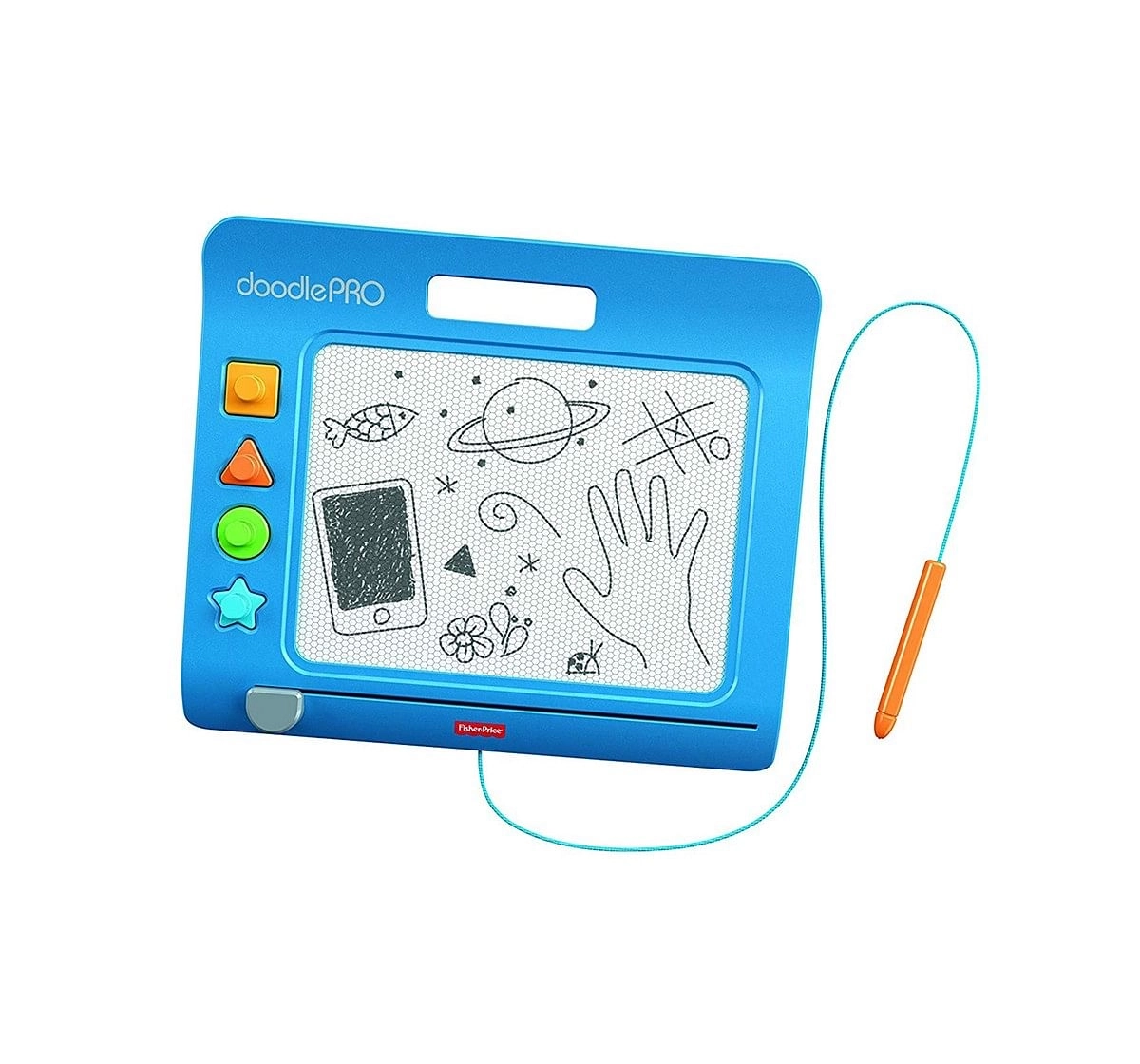 Fisher Price Doodle Pro Slim, Blue Early Learner Toys for Kids age 3Y+ 